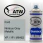 Preview: Ford, Nimbus Gray Metallic, YP / 1P / M6462: 400ml Sprühdose, von ATW Autoteile West.